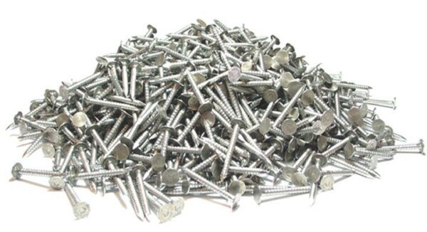 1 1/4" x 10-GAUGE 3D RING 304 STAINLESS ROOFING NAILS 25lb